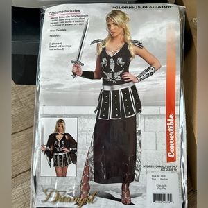 Halloween NIP Dreamgirls Glorious Gladiator Set, M & XL